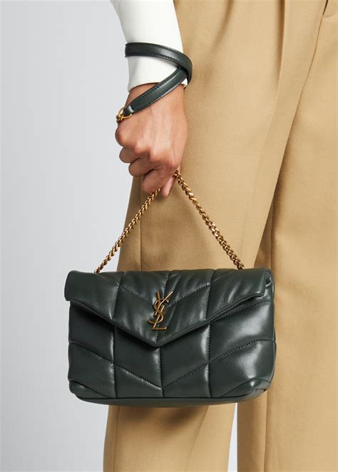 loulou toy ysl puffer quilted lambskin crossbody bag